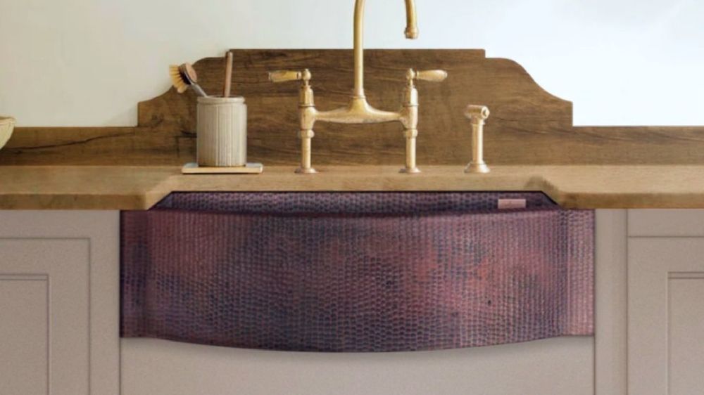 SoLuna Copper Farmhouse Sink